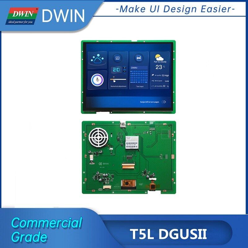 Dwin 10.4 Inch 1024*768 Resolution Tft Lcd Smart Touch Screen Wide Viewing Angle With Speaker Commercial Grade Dmg10768c104_03w