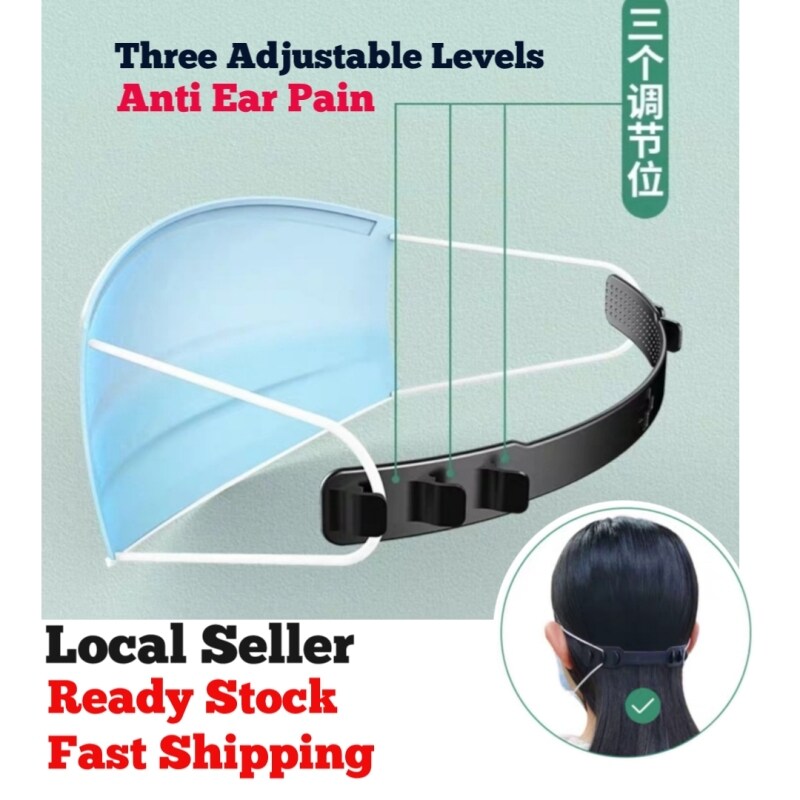 Mask Extender Face Mask Ear Hook Extension Strap For Adults and Kids Penyambung Mask untuk Dewasa dan Kanak-kanak Ear Protector Mask Buckle