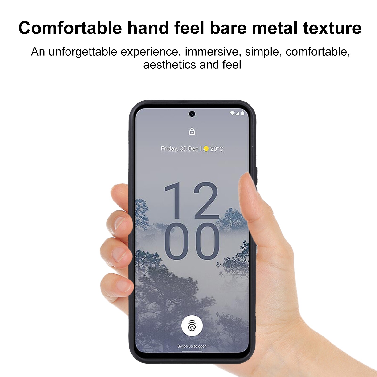 Đối với Nokia X30 TPU vỏ điện thoại (màu đen)