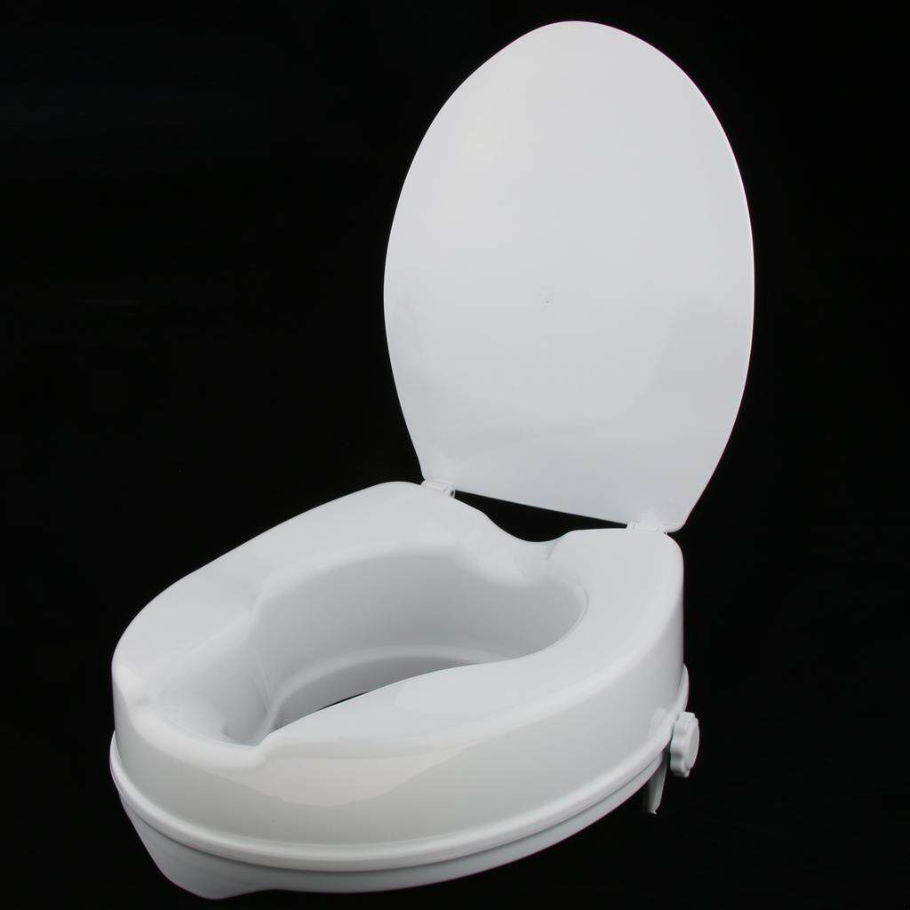 LazaraHome Toilet Seat Riser Raised Safety Chair Elongated Lifter