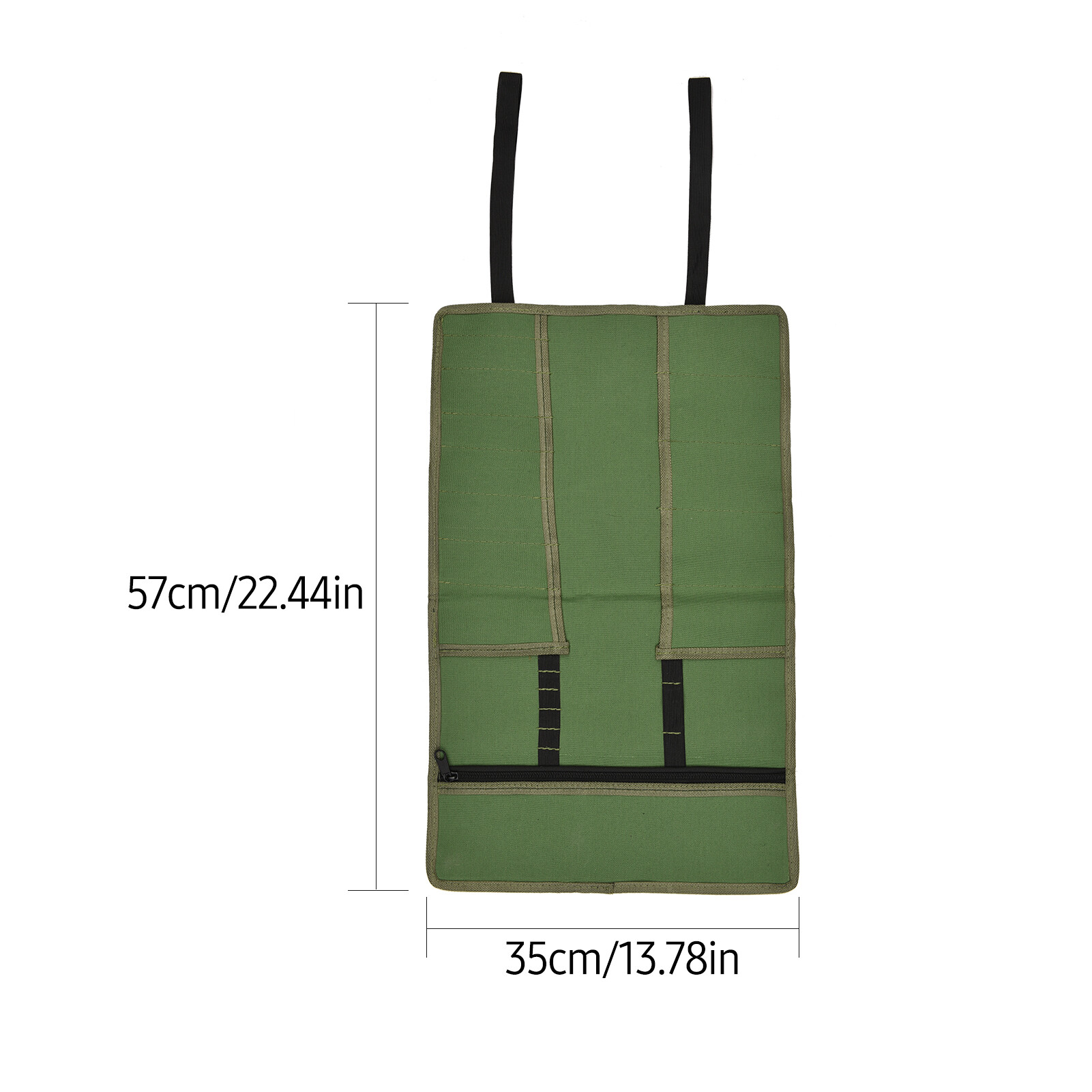 NANWEI PENGGONG Tool Storage Bag Roll Foldable Portable Roll up Tool Bag Multiple Pockets Electrician Woodworking Toolbag Organizer
