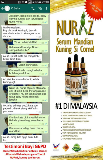 Nuraz Serum Mandian Kuning Untuk Bayi Mandian Penawar 50ml Mandian Bayi Berserta Doa Dan Selawat Lazada