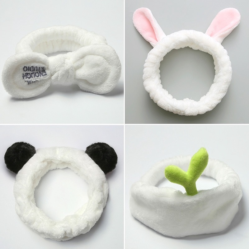 Cute Korean Style Face Wash Headband