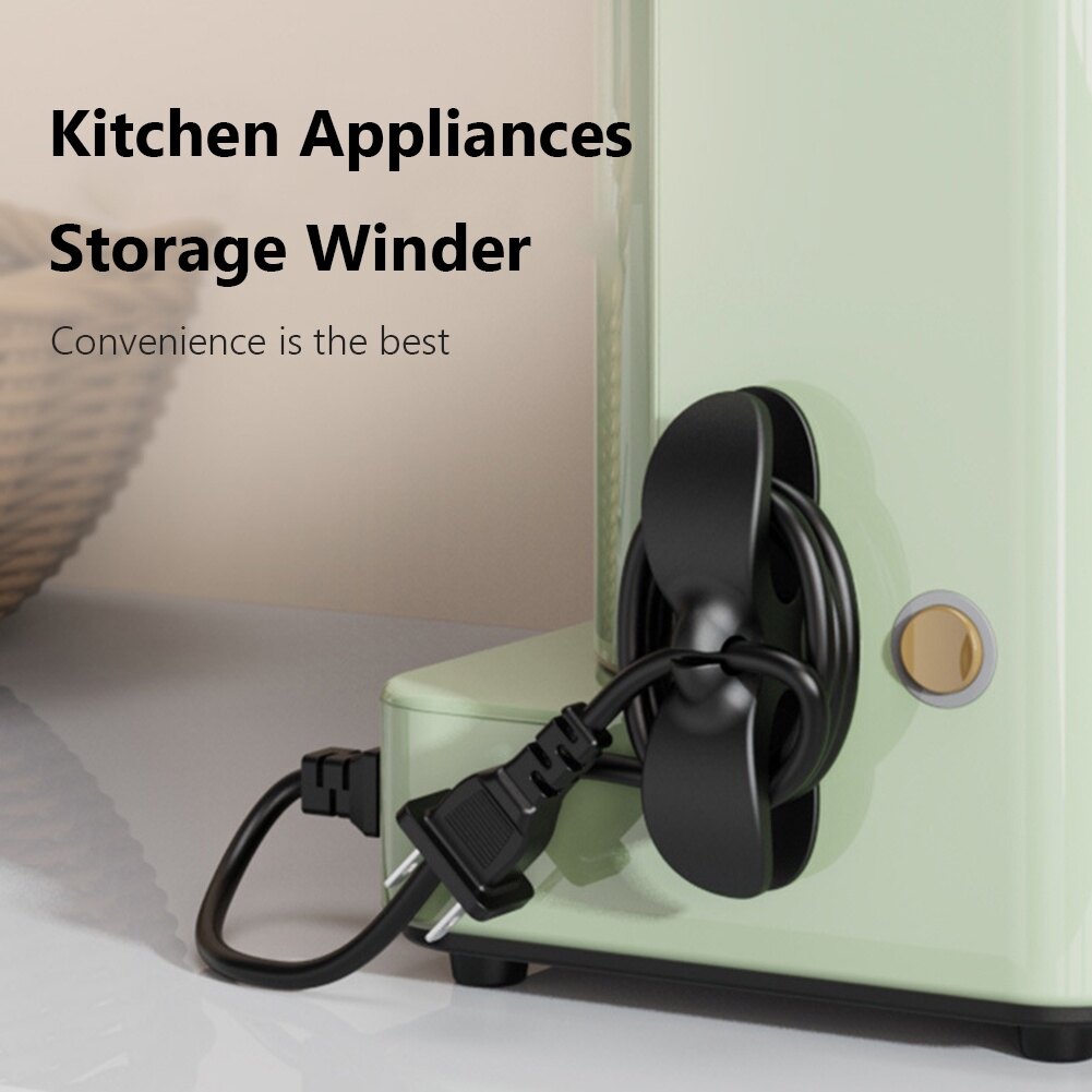 【 Happy-Store】kẹp Sắp Xếp Cáp Đa Năng Kẹp Cuộn Dây Cáp Kẹp Giữ Phích Cắm Kẹp Quản Lý Cáp