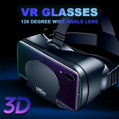 5 ~ 7 Inch VRG Pro 3D VR Virtual Reality Glasses, Full Screen Visual, Wide Angle, Virtual Reality Glasses Box For 5 To 7 Inch Smartphones