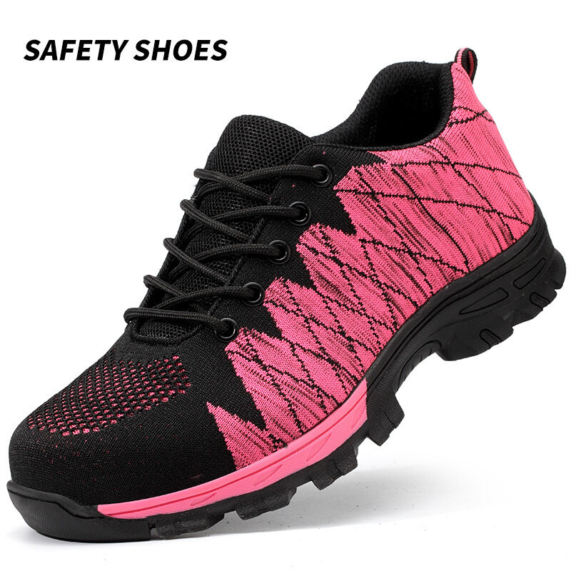pink safety shoes