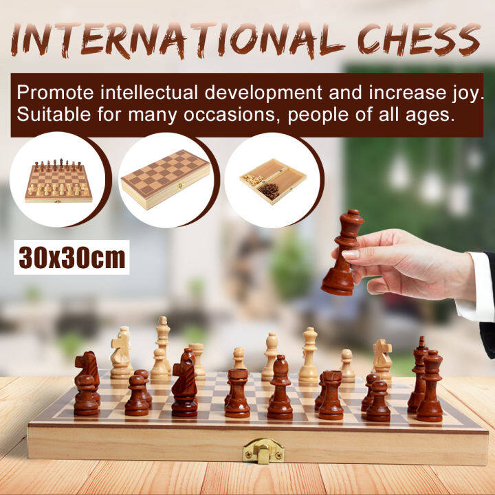 wooden chess