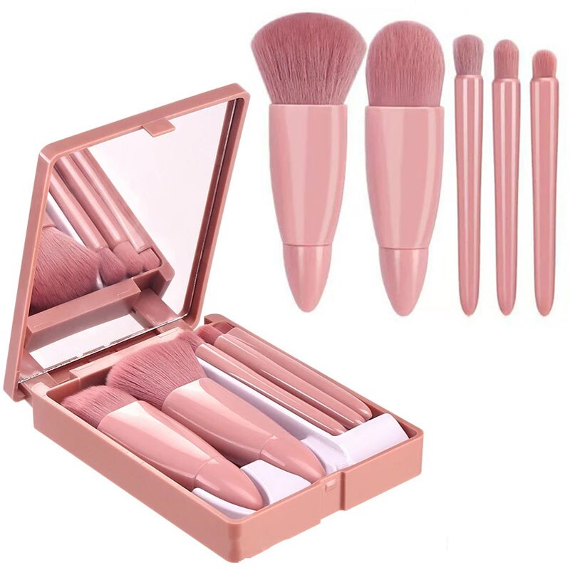 Mirror Makeup Brushes Set for Cosmetics Soft Fluffy Foundation Blush Powder Eyeshadow Kabuki Blending Makeup Brush Beauty Tool