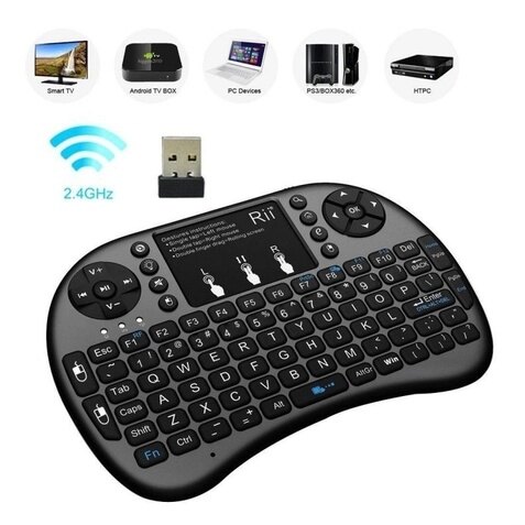 Bàn phím mini kiêm chuột ukb-500 điều khiển từ xa 2.4g
