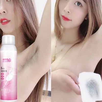【Free rm25 aloe vera gel】Hair remover spray for women 150ml Painless Hair Removal Mousse Hair Removal Cream Arms Thighs Armpit Private Parts Hair remover cream sprayh