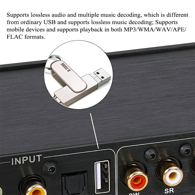 Hifi 5.1ch Audio Decoding Bluetooth Music Player AC3 OPT AUX COAX USB Lossess Play Home Decoder QS7785PF Preamplifier Effector