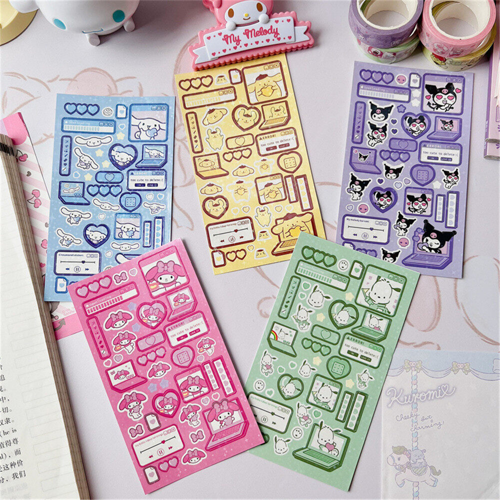 sanhe Glitter Stickers Decorate Notebook Accessories Phone Case Stickers
