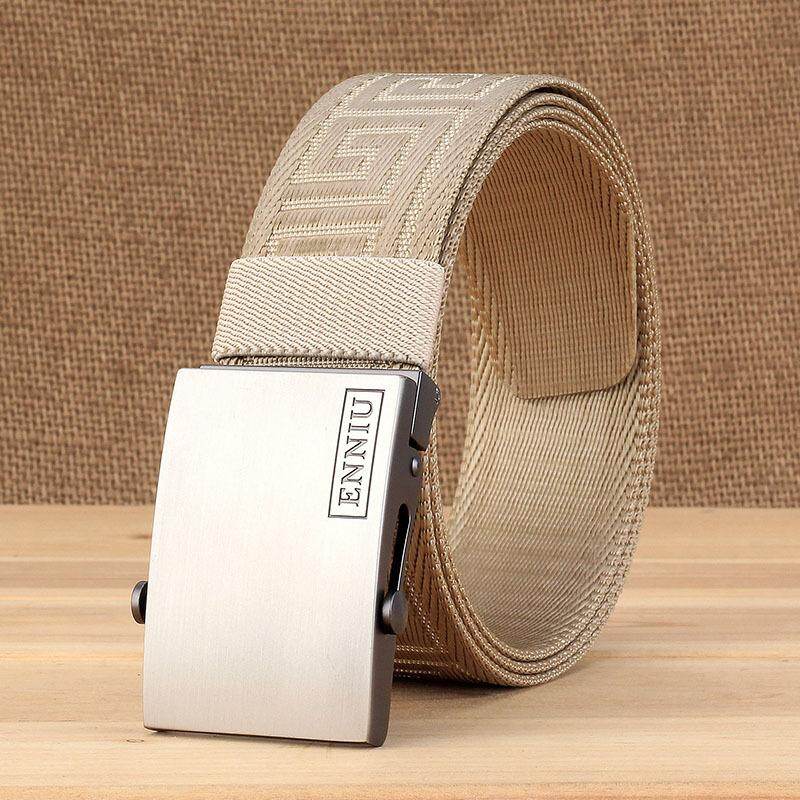 Nylon Belt Men's Canvas Belt Young Students Korean Version Automatic Buckle Canvas Belt