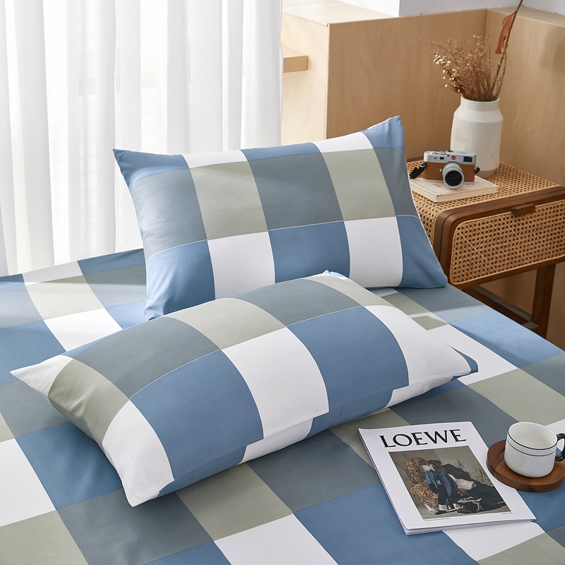 SUNLIGHT HOME 1 Cặp vỏ gối kẻ sọc, 2 chiếc vỏ gối thoáng khí, vỏ gối thoải mái