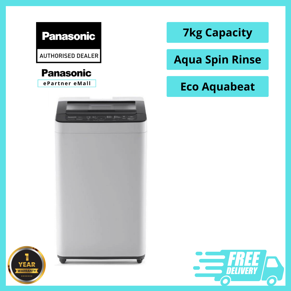 PANASONIC NAF70S7 TOP LOAD WASHING MACHINE 7KG NAF70S7HRT Lazada