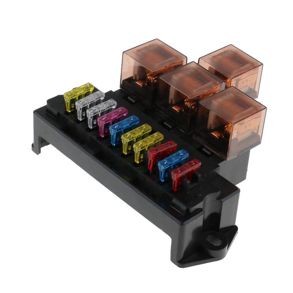 40A Homyl DC 12V-48V Car Stereo Audio Circuit Breaker Inline Fuse Fits for 4-8 Gauge Wire
