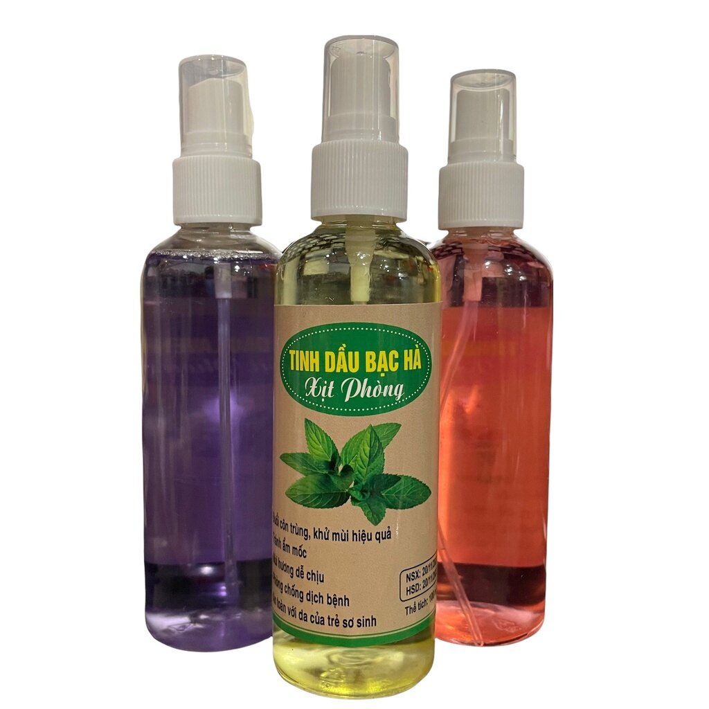 Tinh dầu bạc hà xịt phòng 100ml hàng việt nam