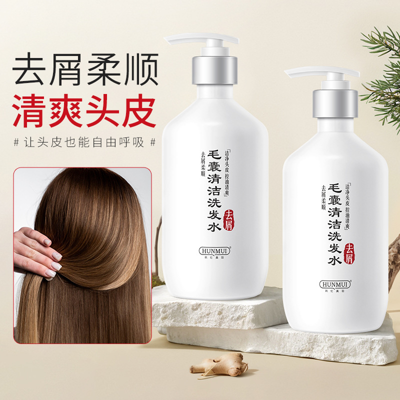 Shampoo Anti Dandruff Shampoo Remove Mites Oilcontrolling Herbal