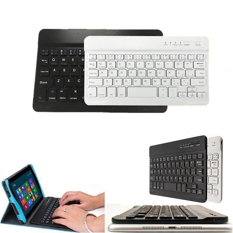 HUGO Nhôm Không Dây Bluetooth Mini Bàn Phím Cho MAC IOS Android Windows PC Tablet
