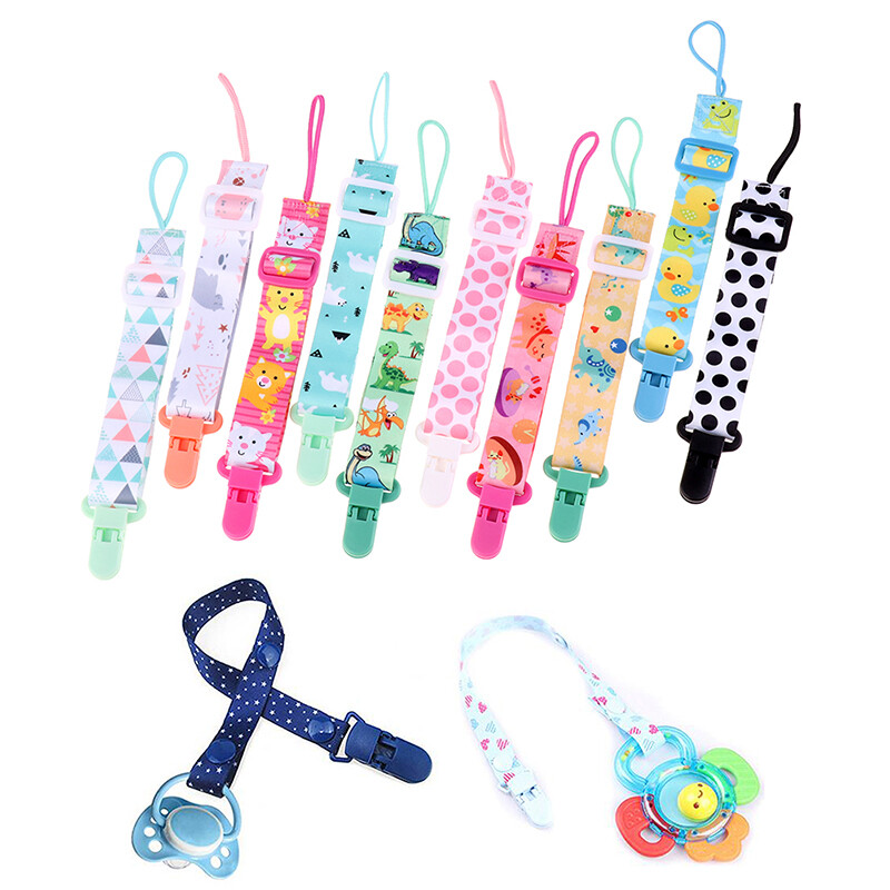 Ginni 1Pc Adjust Baby Pacifier Clip Chain Dummy Holder Soother Pacifier Clips Strap