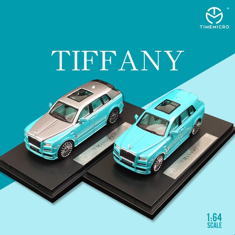 Timemicro 1:64 Rolls-Royce Cullinan Tiffany Blue Simulation Model Car