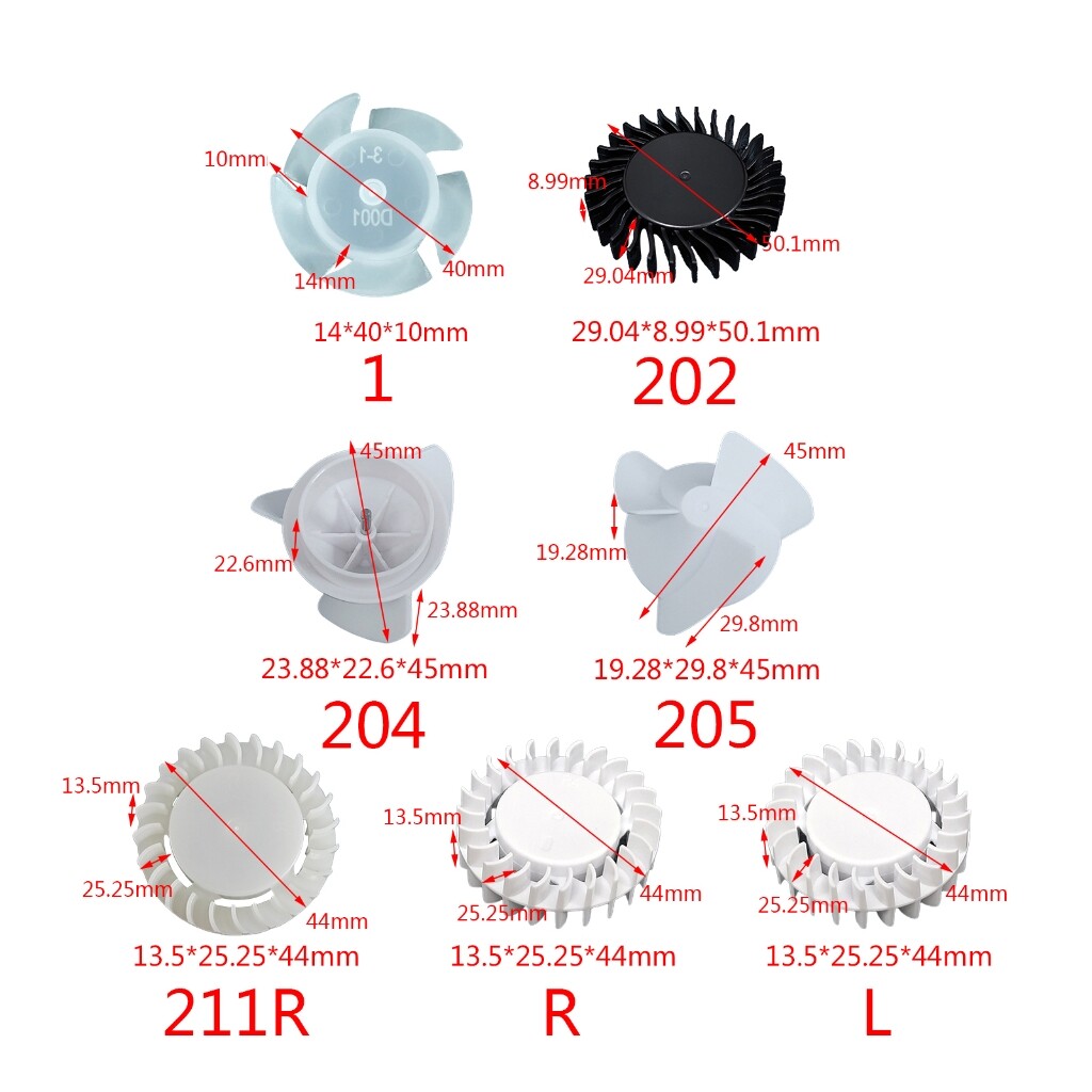 Plastic Turbine Small Blade Wind Turbine Blade Propeller Science and Technology