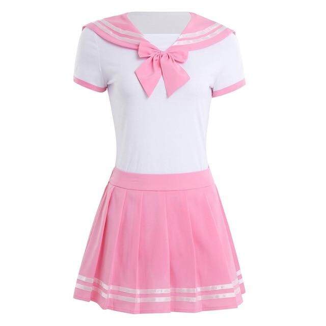 YiZYiF Sexy Cosplay Diaper Lover ABDL Adult Baby Romper Women Skirt Suit Schoolgirl Uniform Anime Role Play Costume