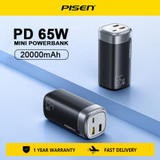 Pisen sạc dự phòng 20000MAh Với 65W Pd Nhanh Chóng Sạc Powerbank Bộ sạc pin di động Cho iPhone 14 13 12 Pro Max Xiaomi Redmi Huawei