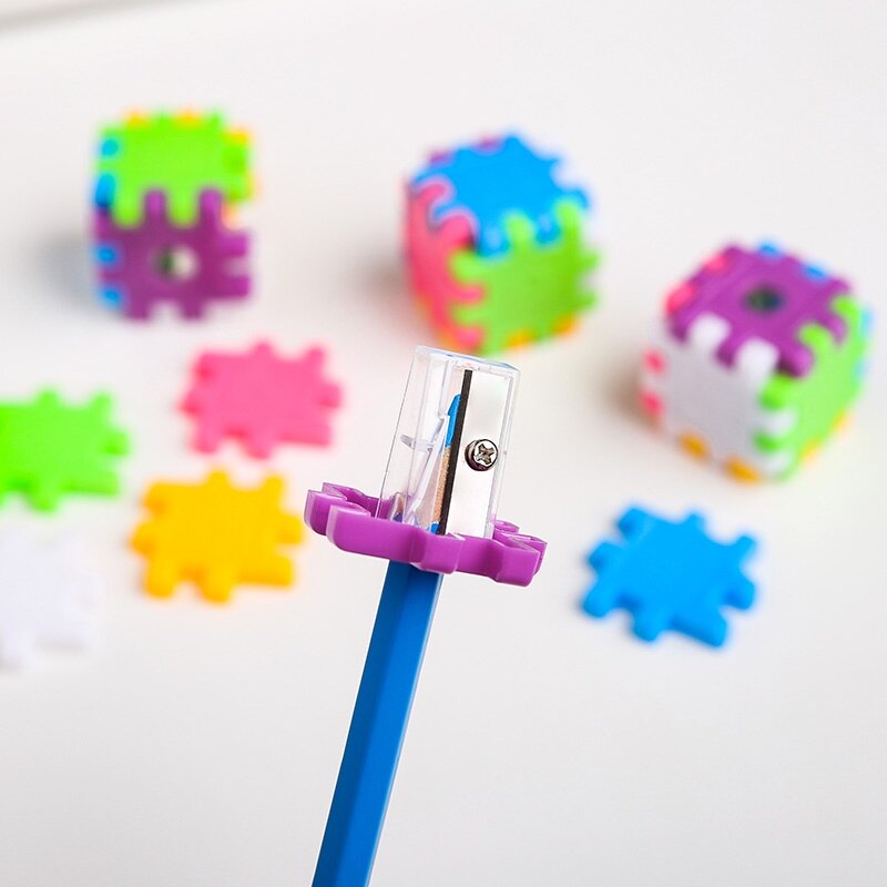 1 KHỐI Rubik Dễ Thương Ngẫu Nhiên Quà Tặng Giải Thưởng Cho Sinh Viên Gọt Bút Chì Đồ Dùng Học Tập