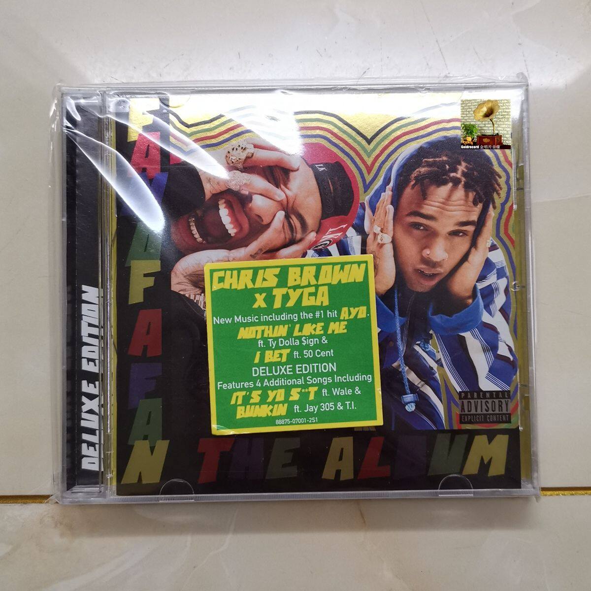 Original Chris Brown and tyga fan of a fan the Album CD rap hip hopNAGJ