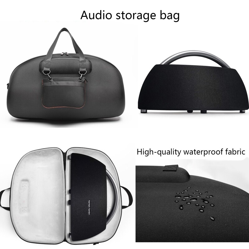 【Bán Chạy】vỏ EVA Tương Thích Với Loa Không Dây Harman Kardon Go + Play Vỏ Bảo Vệ Toàn Diện Chống Trầy Xước Có Tay Cầm