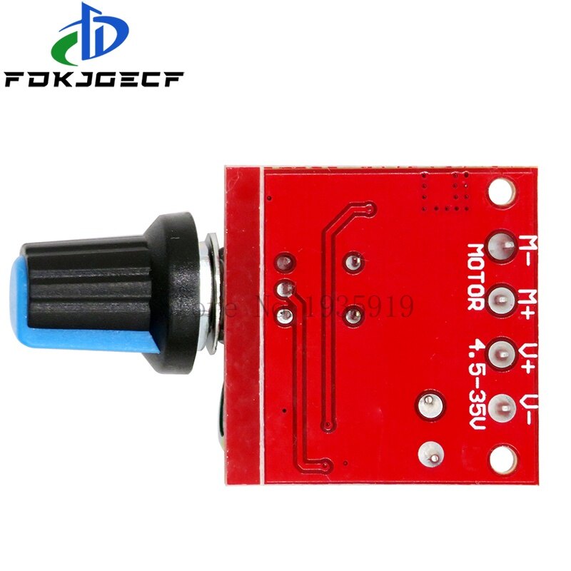 Mini DC-DC 4.5V-35V 5A 90W Tốc độ động cơ PWM một chiều điều khiển mô-đun điều khiển Bộ điều tốc điều chỉnh bảng chuyển đổi 12V 24V pn35 mạch tích hợp