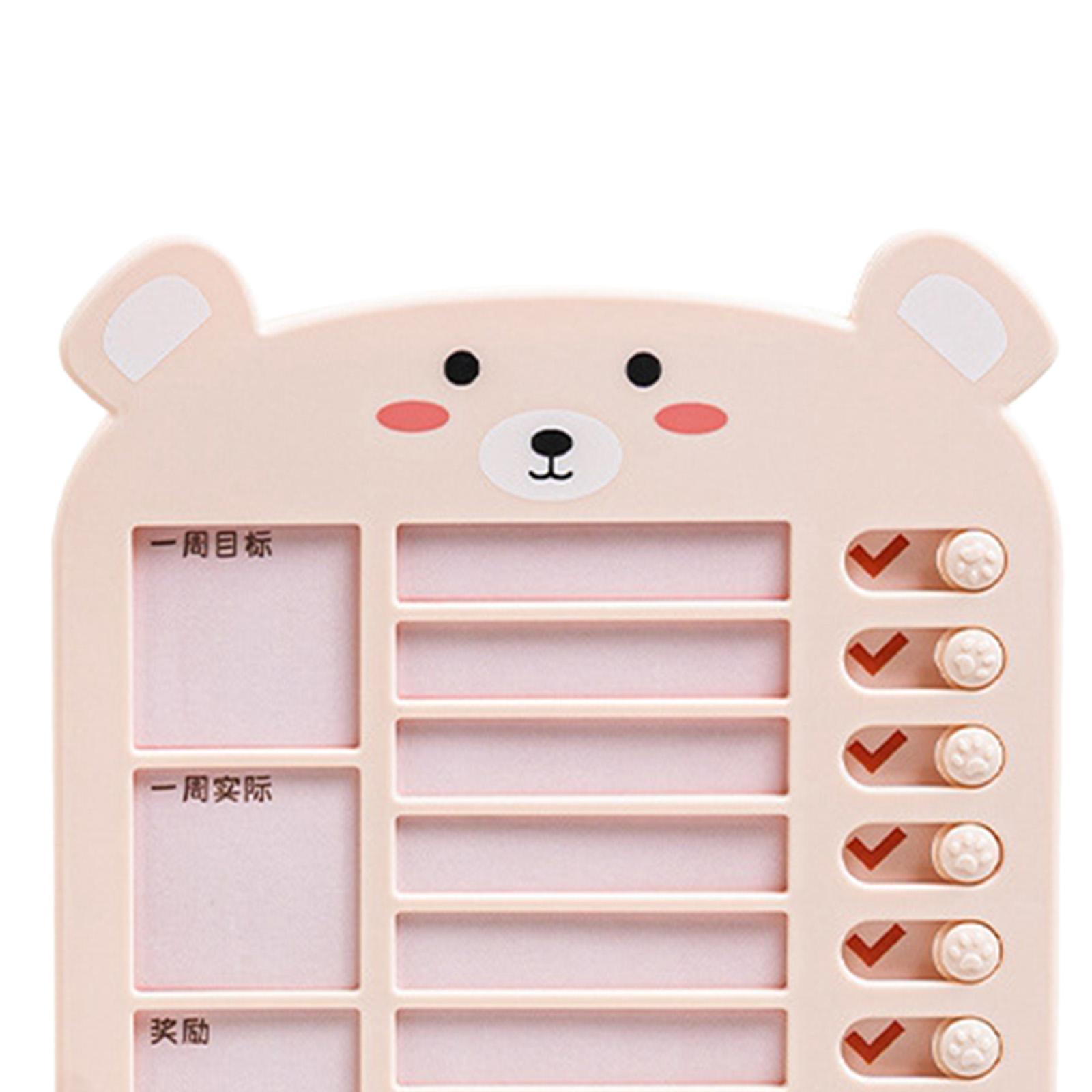 Blesiya List Board Daily Task Planning Board Chart Memo for RV Office Home