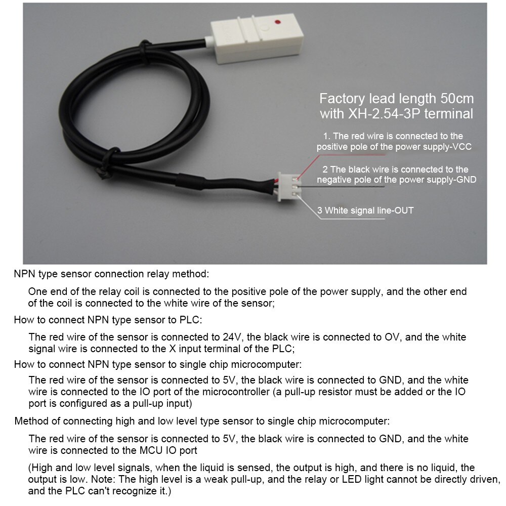 Non Contact Water Level Detector liquid Level Sensor DC 5V Human Touch Sensor for Detect Water Level