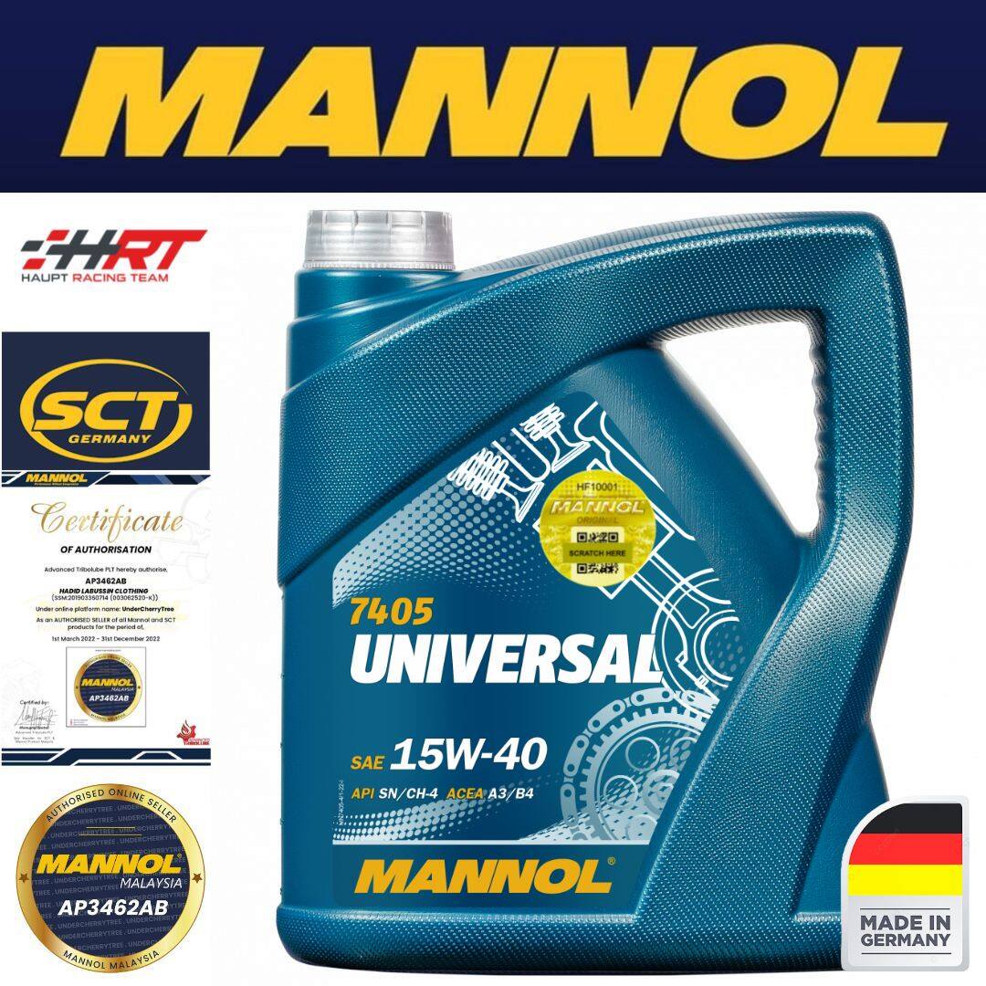 MANNOL Universal 15W40 MN7405 (4L) MADE IN GERMANY 🇩🇪 - Passenger Car ...