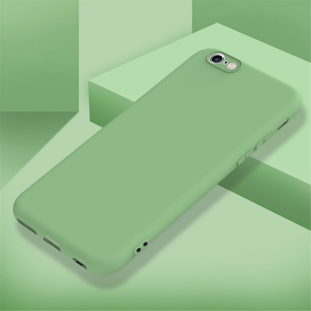 For Apple iphone 6 6S (4.7") CaseỐp lưng silicon mềm mới mềm Vỏ màu dễ thương Bộ đệm chống sốc Vỏ điện thoại Phone Casing