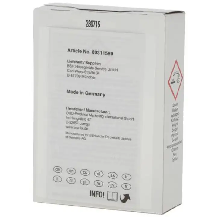 bosch dishwasher cleaning powder