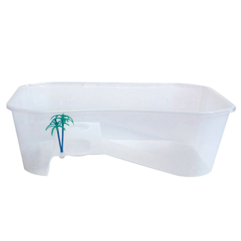 Mini Premium Turtle Tank With Basking Ramp Platform Multi-area Design Tortoise Habitat Aquarium Tools