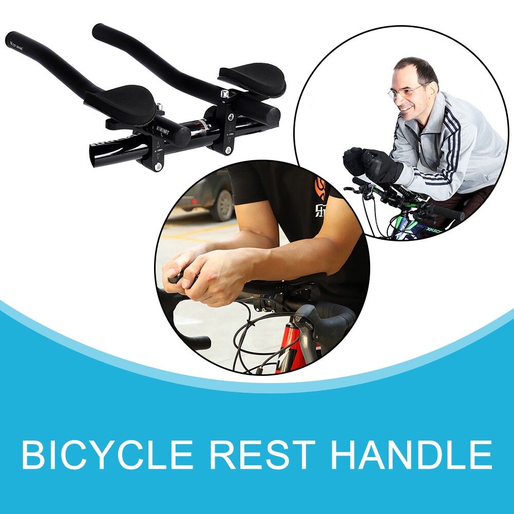 WEST BIKING 2x Bicycle TT Handlebar Rest MTB Handlebar Extension Aero Bar