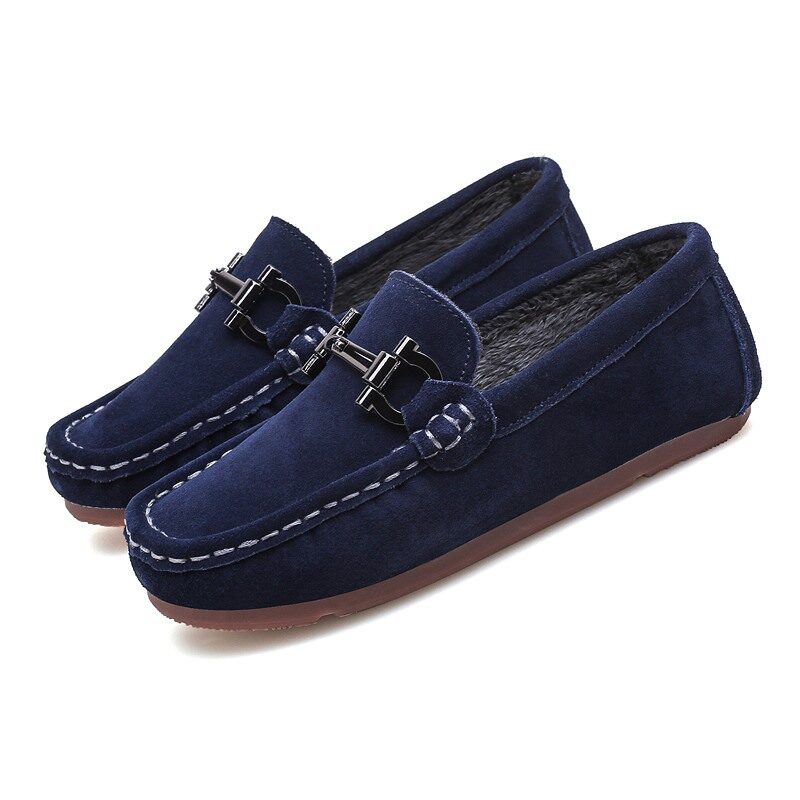 BIZOT Kids Shoes For Boys Loafers Flat Baby Girls Sneakers Leather Moccasins Slip-on Soft Breathable Casual School Children