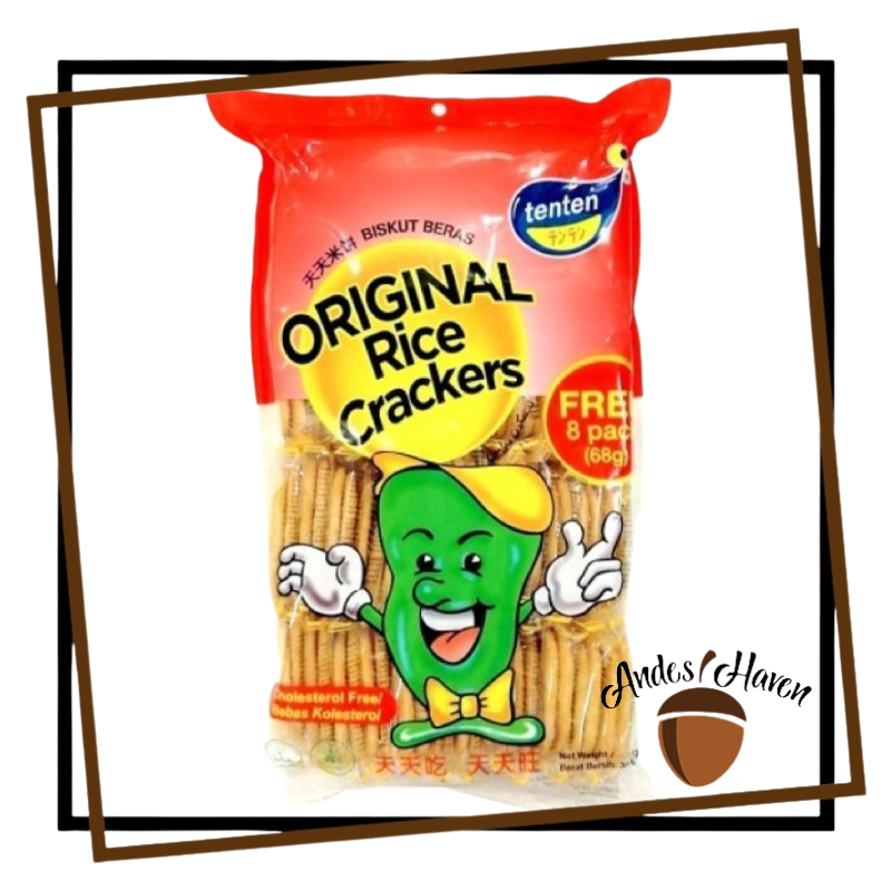 【TenTen】Original Rice Crackers 340g + 68g Lazada