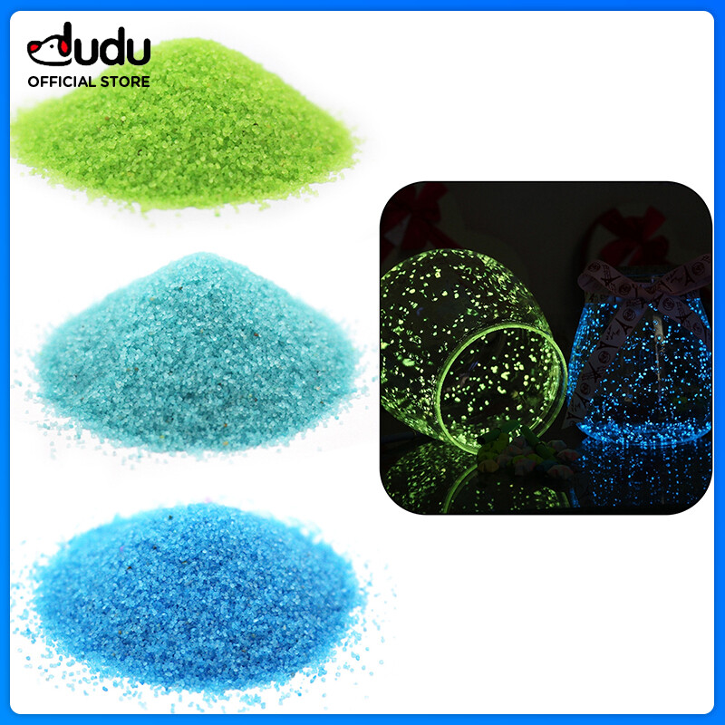 【DUDU Pet】Glow In The Dark Stone Sand Luminous Stone Decoration DIY Material Aquarium Substrate Festival Decor Ornament