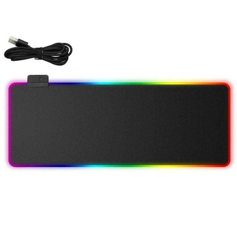 Giá RGB LED Nhiều Màu Chiếu Sáng Miếng Lót Chuột Chơi Game Cho Máy Tính Laptop 350*250 Mm
