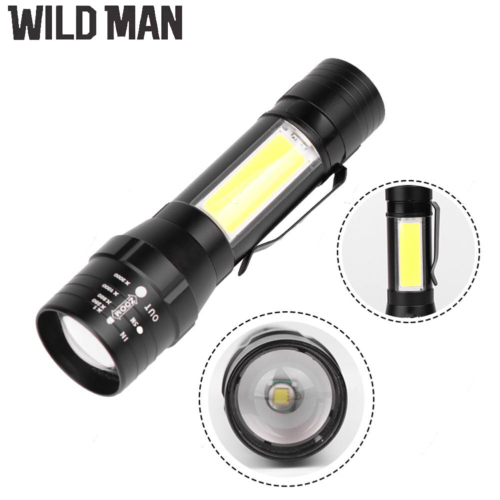 (Ready) Mini Pen Light XPE R3 Torch Waterproof Clip Pocket Outdoor LED Flashlight