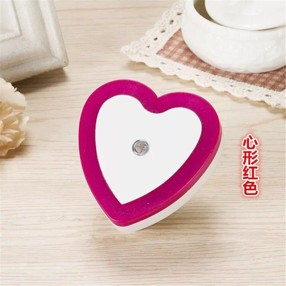 Sanhe Love LED Night Intelligent Light Control Induction Heart-shaped Night Light