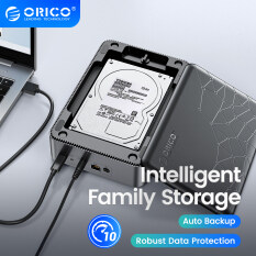 ORICO 100% New 2.5 inch HDD/SSD ổ cứng NAS trường hợp gây rối sản phẩm sáng tạo cá nhân cổng storagetype-c riêng với Chức năng sao lưu tự động hộp đĩa cứng truy cập từ xa