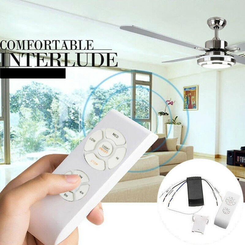 wireless remote control switch for 3 lights and 1 fans