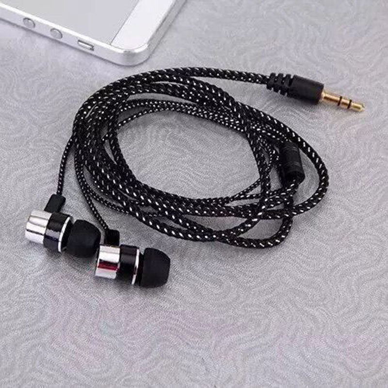 Mp3/mp4 in-ear headphones with microphone jack 3.5mm for phone