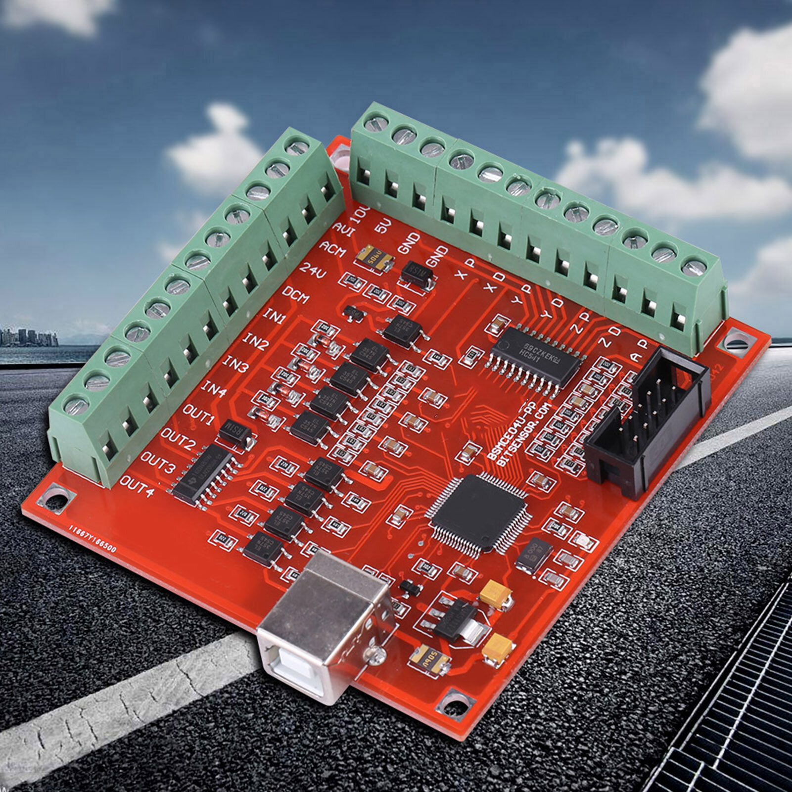 Micro Stepping Motion Control Card USB MACH3 100Khz reakout Board Adapter Controller MACH3 Motion Controller for Automatic Probe Tool for CNC Engraving