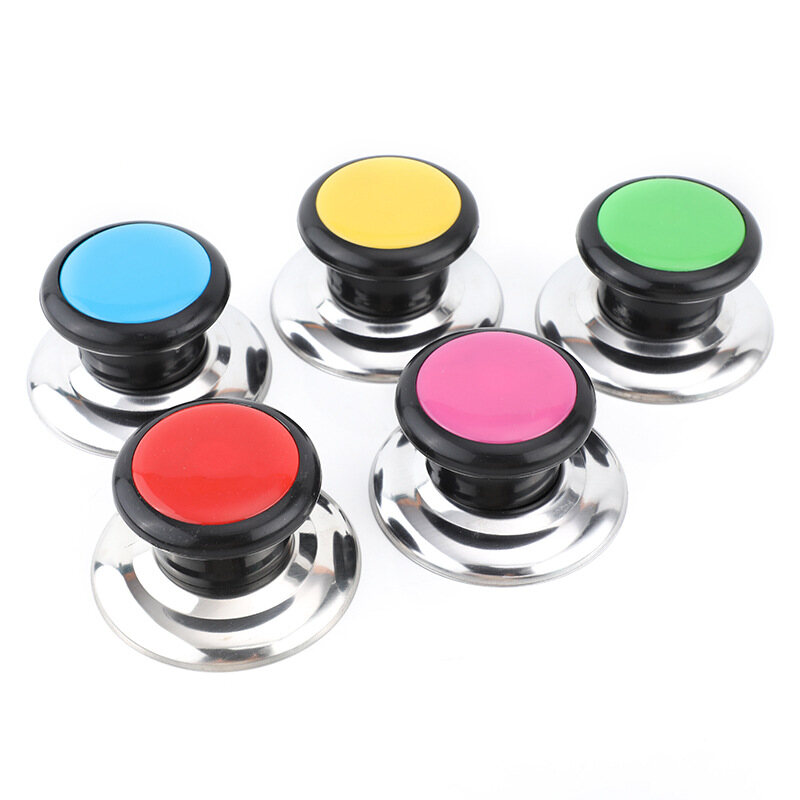 [Dizoey] Màu Nồi thép không gỉ nắp knobs phổ Vung chảo thay thế tay nắm Knob phụ kiện nhà bếp